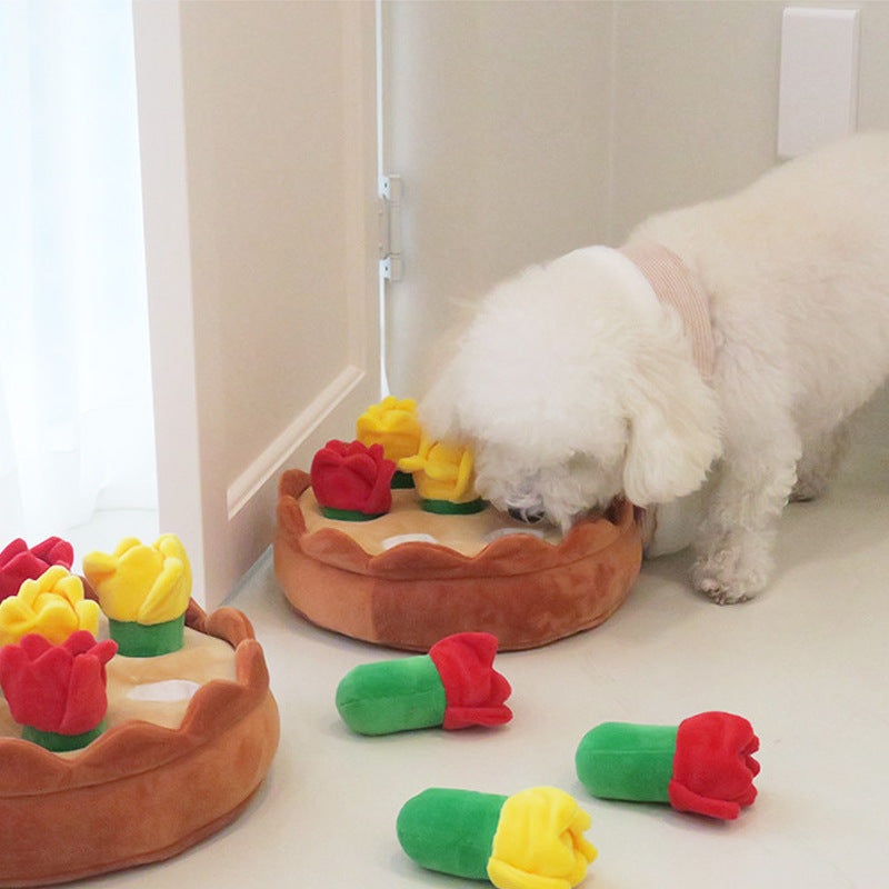 Tulip Suit Pet Toys Hide Food