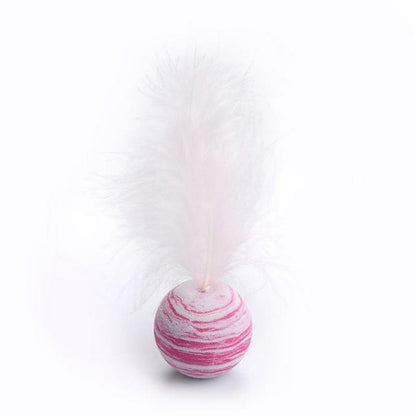 Stick Feather Wand With Bell Mouse Cage Toys Plastic