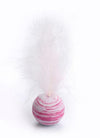 Stick Feather Wand With Bell Mouse Cage Toys Plastic