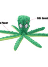 Plush Pet Chew Octopus Toy